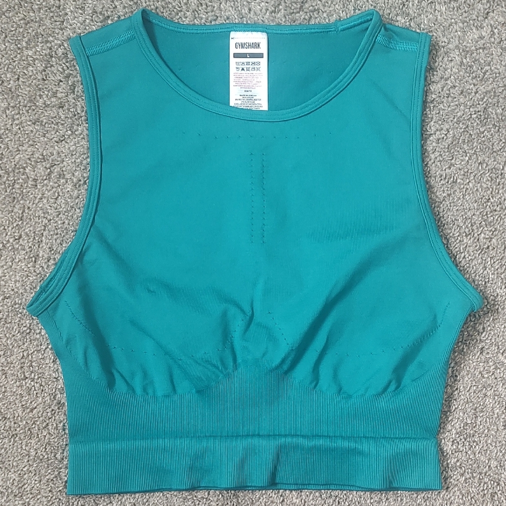 Like New Gymshark Size Large Sweat Seamless Midi Tank